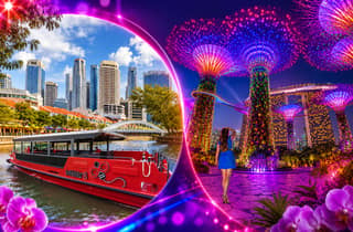 Singapur: Flussfahrt, Spectra & Garden Rhapsody Light Show
