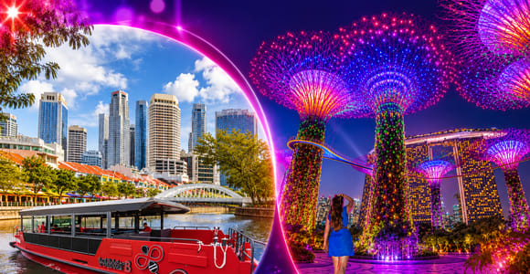Singapore River Cruise, Spectra & Garden Rhapsody Light Show