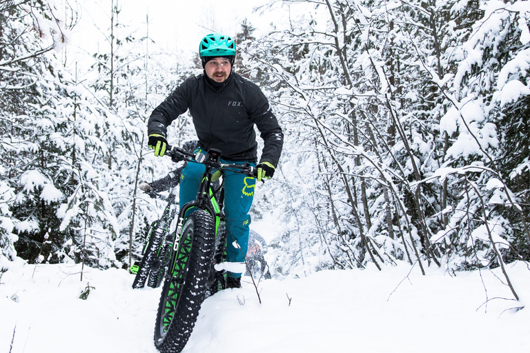 Québec City: Guided Fat Bike Tour with Hot Chocolate