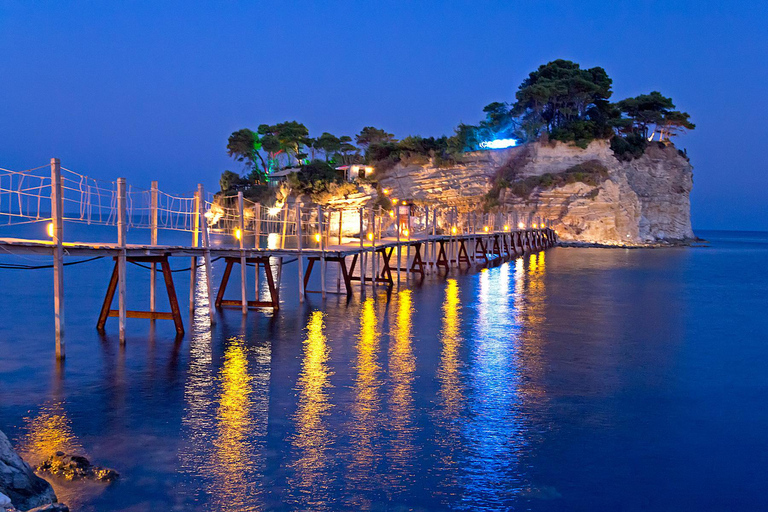 Zante : Excursion romantique au coucher du soleil à Mizithres et à la grotte d'Agalas