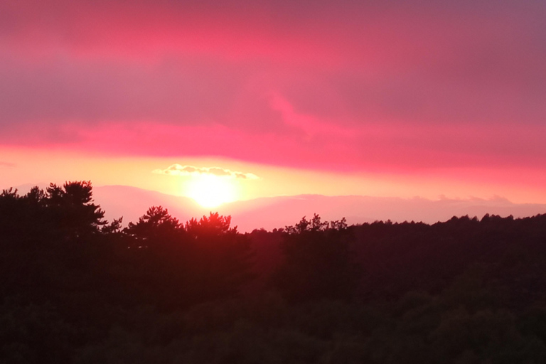 Etna at sunset