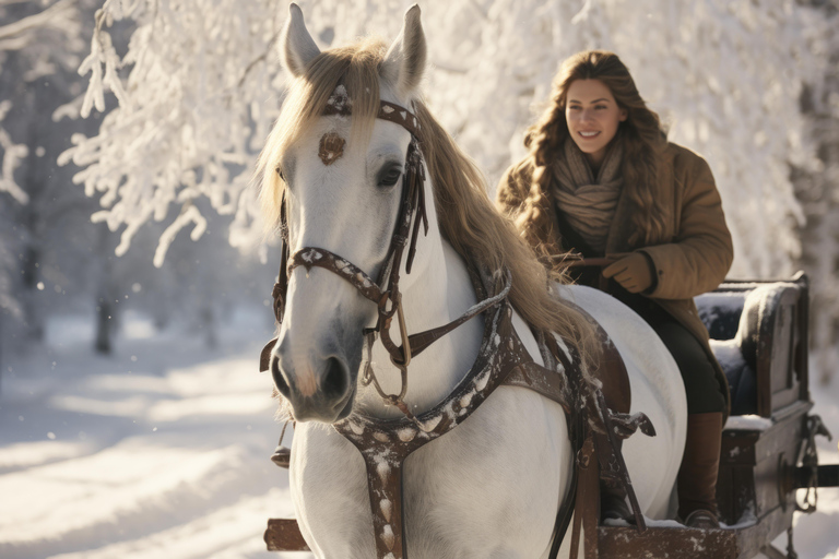 Zakopane: Paardenritten met lokale gids &amp; proeverijWinter: Sneeuw Sleetocht