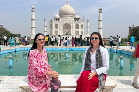 Agra: Taj Mahal, Fort and Baby Taj Tour with Pick-up & Drop Private Tour - Without Entrance Fees