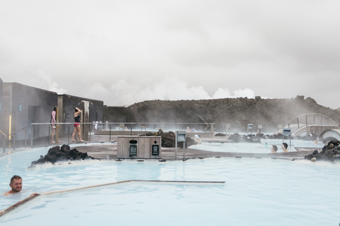 Från Reykjavik: Gyllene cirkeln &amp; Blå lagunen med dryck