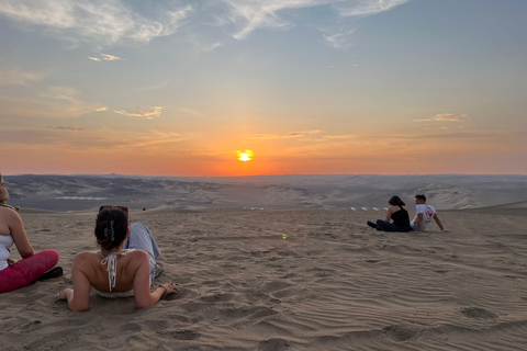 Van Huacachina: Buggy in Huacachina bij zonsondergang