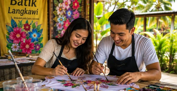 Langkawi Romance: Batik, Lunch & Sunset Cruise