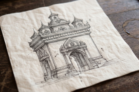 Vientiane: Art House Cafe Painting & Eco Print Workshop