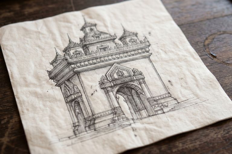 Vientiane: Art House Cafe Painting & Eco Print Workshop