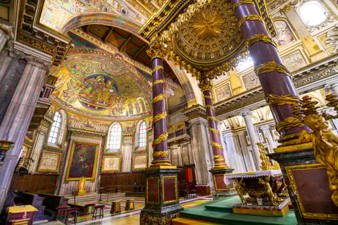 Rooma: Maria Maggioren basilika Opastettu kierros.