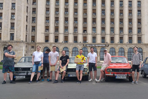 Romanian Vintage Car Driving Tour of Bucharest - 90minRomanian Vintage Car Driving Tour