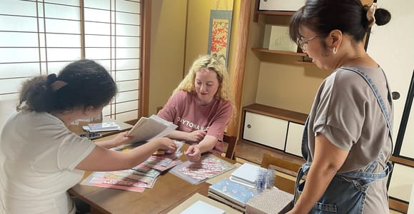Factory Tour and Goshuin Book making workshop