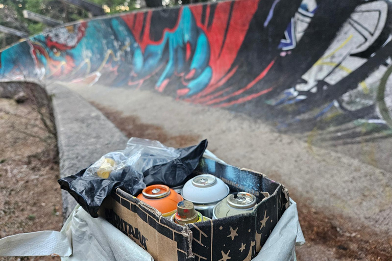 Sarajevo Graffiti Workshop on Trebević Mountain