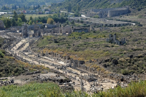 z Side: Perge & Aspendos & Kurşunlu Waterfall Wycieczka z przewodnikiemz Side: wycieczka z przewodnikiem po Perge i Aspendos oraz wodospadzie Kurşunlu