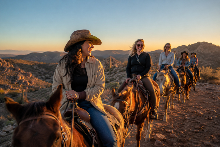 Las Vegas: Wild West Horseback Ride + Breakfast/BBQ & Pickup Maverick Breakfast Ride
