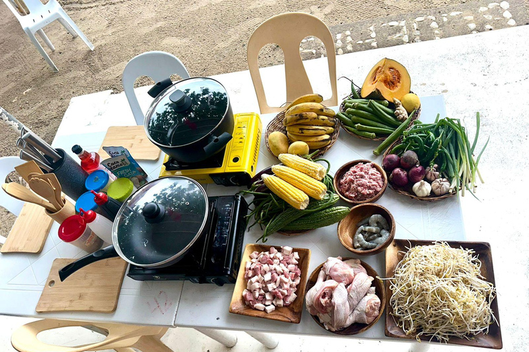 Aula de culinária da cozinha tradicional de Cebu