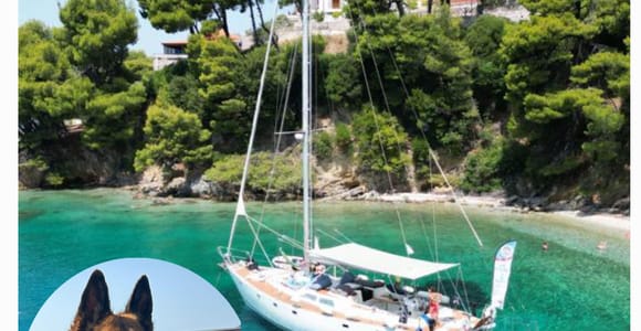 Skiathos: Day-Sailing Tour with Lunch on Board