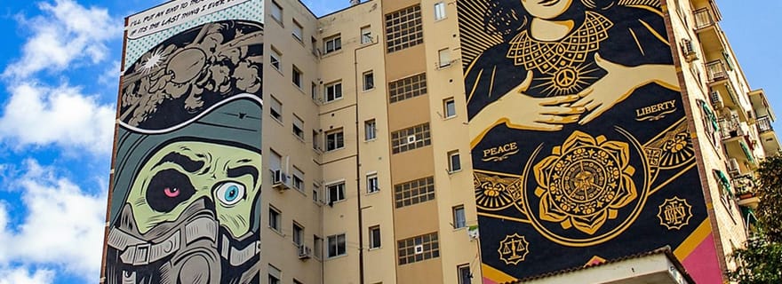 Málaga : Visite des arts de la rue dans le quartier de Soho