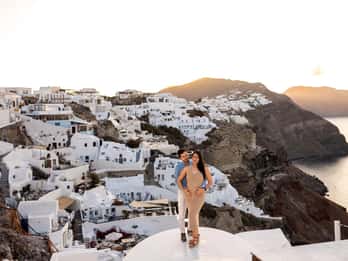 Santorini: Fototur med professionell fotograf