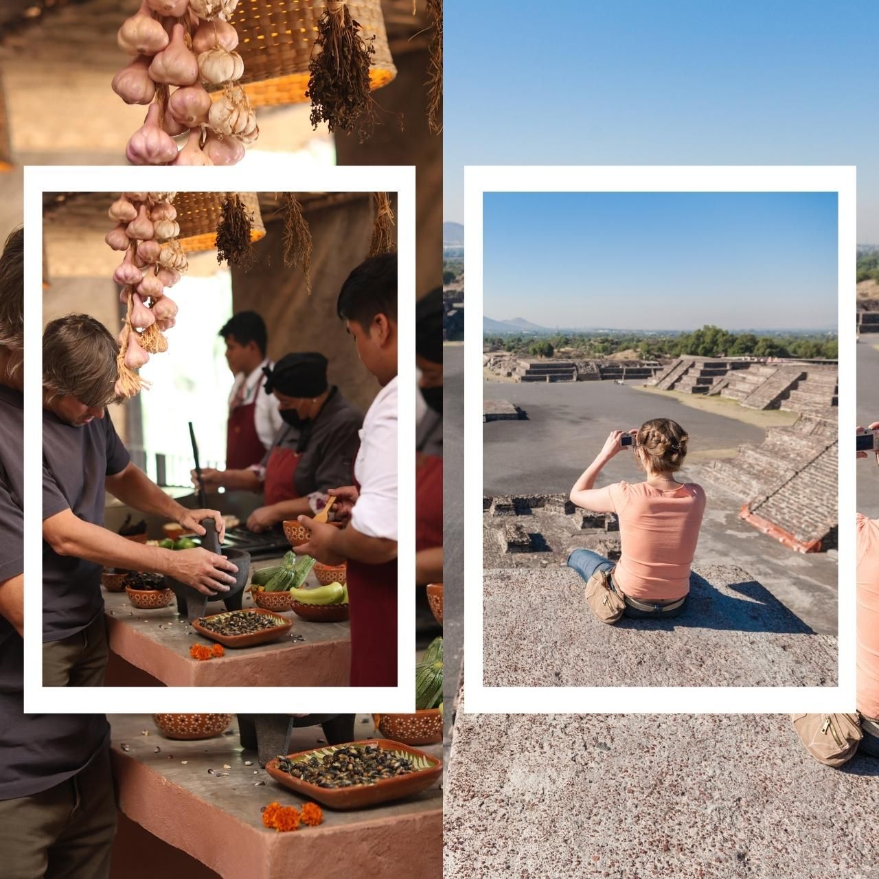 CDMX: Private Tour nach Teotihuacán mit Workshop in prähispanischer Küche