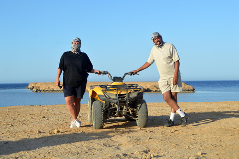 Hurghada: Zee en Bergen ATV Quad Fietstochtochtend quad tour dubbele quad