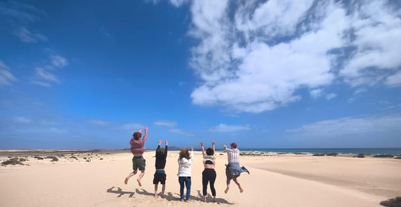 Private Tour with pickup in Corralejo: Dunes & Volcano hike