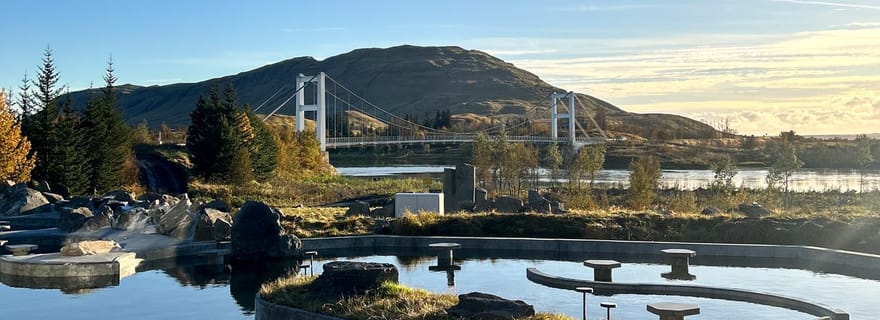 Reykjavik : circuit du Cercle d'Or et entrée à la lagune de Laugarás