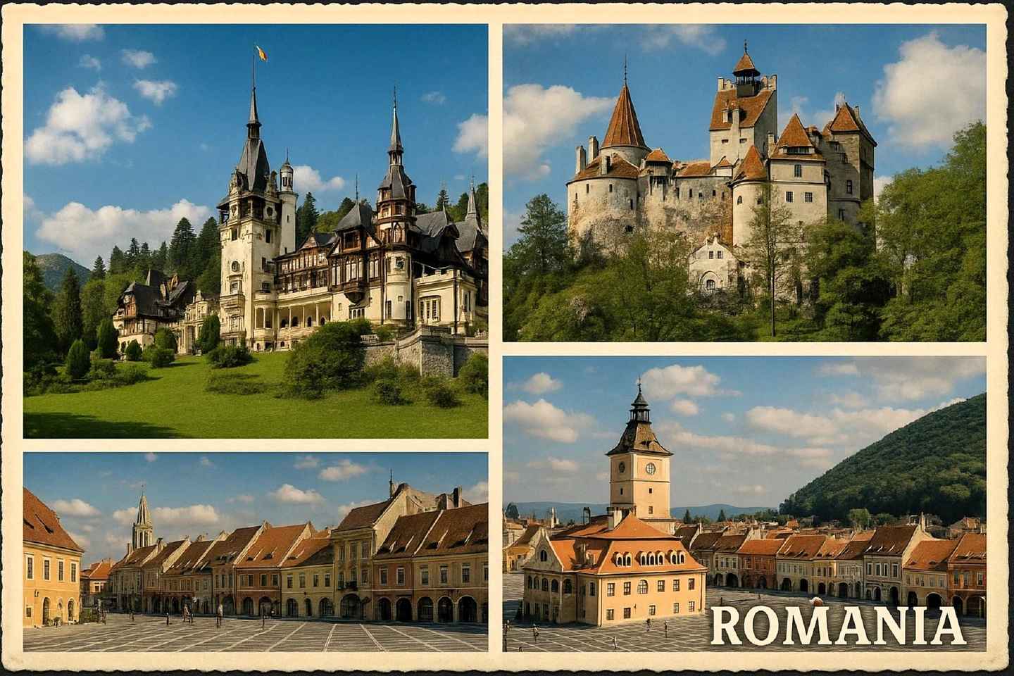 Bucharest: Peles Castle, Bran Castle & Brasov Day Trip