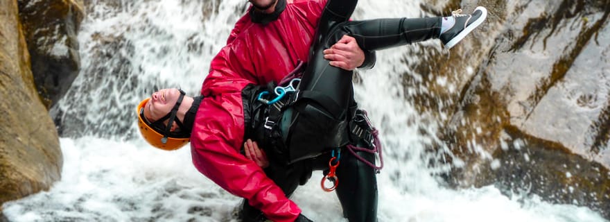 Baños de Agua Santa : Canyoning dans les cascades de Chamana