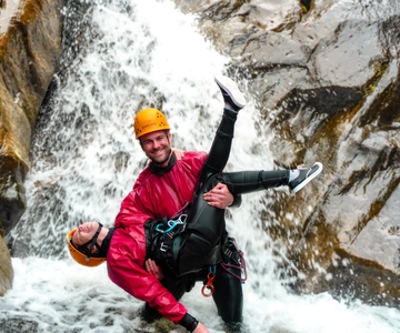 Baños de Agua Santa: Canyoning in Chamana waterfalls