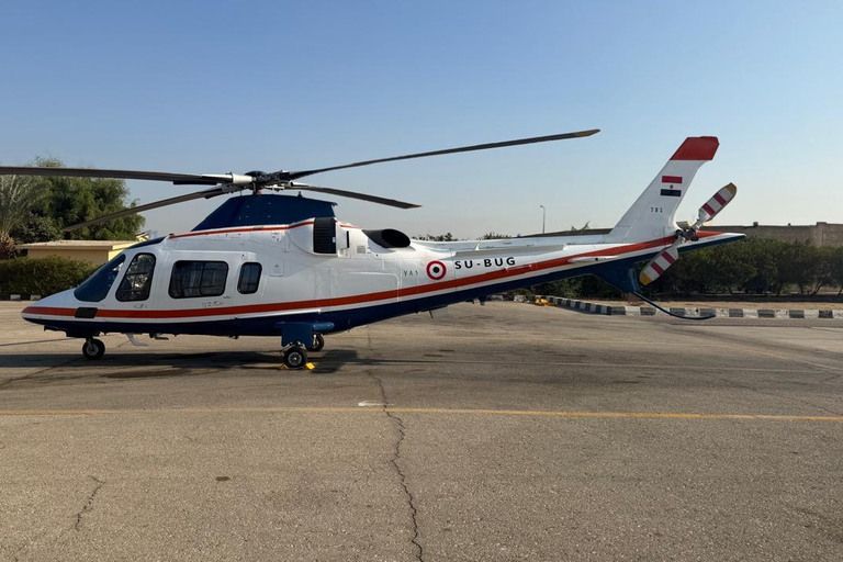 45 min Helicopter Experience Over the Great Pyramids Cairo
