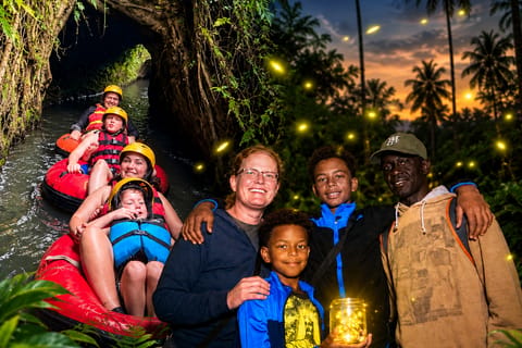 Ubud: Cave Tubing, Dinner, and Fireflies Experience