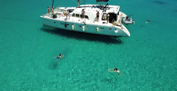 KOS: Catamaran Day Cruise – Swim, Snorkel, Food & Drinks!