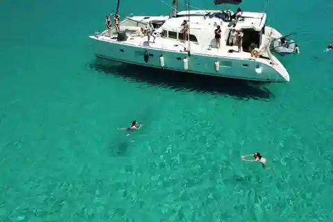 KOS: Catamaran Day Cruise – Swim, Snorkel, Food & Drinks!