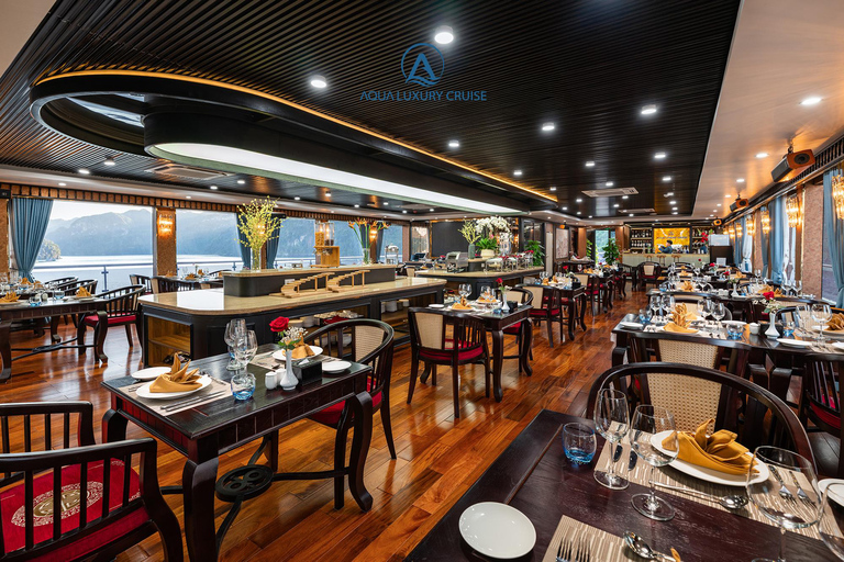 Hanoi: 2-Day Ha Long, Lan Ha 5-Star Cruise w/ Balcony Cabin Bay Light Suite with private balcony and bathtub (1st floor)