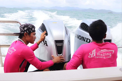 Från Phuket: Phi Phi och Khai Islands Speedboat Tour