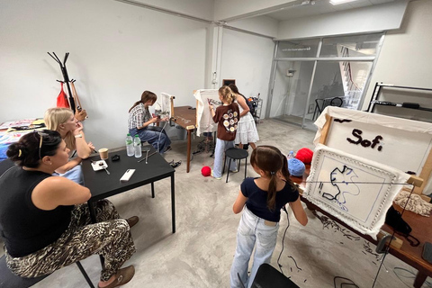 Pattaya: Rug Tufting Workshop at an Art Studio Café