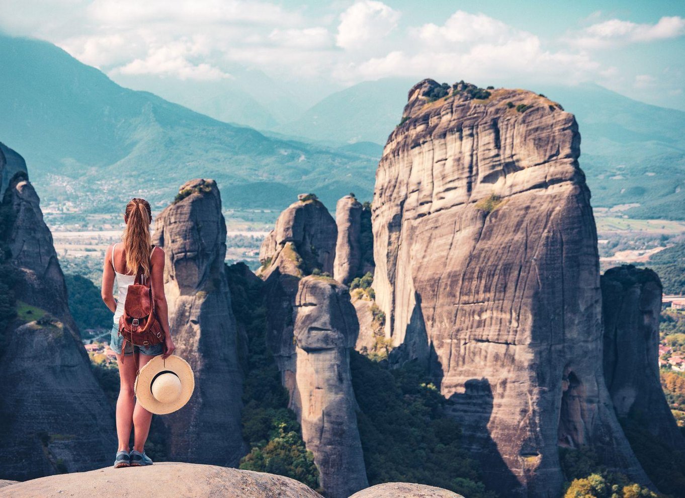 Meteora: Guidet solnedgangstur med besøg i klostre og huler