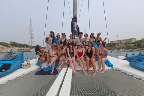Malta: Catamaran Private Day Charter with Skipper