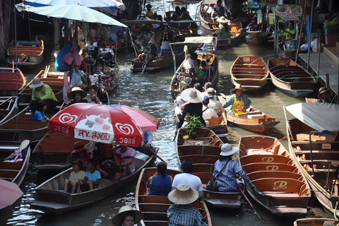 Bangkok:Damnoen Saduak & Maeklong Railway with Bus