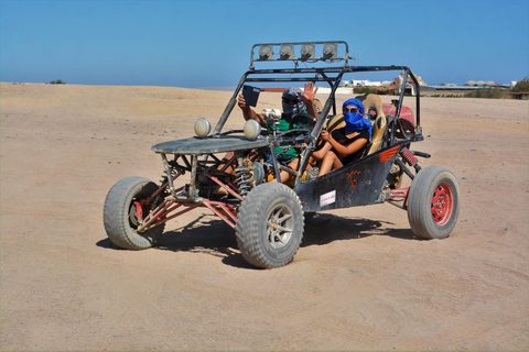 Hurghada: Quad Bike, Buggy, Jeep Safari, Camel Ride &amp; Dinnerpickup from hotels inside hurghada