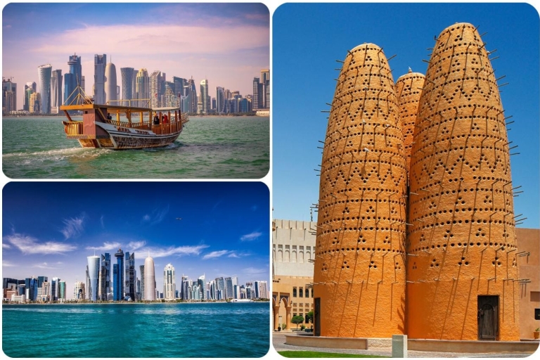 Visita a la ciudad de Doha con comida tradicional árabe