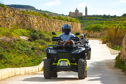 Vanuit Malta: Blue Lagoon en Gozo Tour met Quad en DinerGedeelde Quad