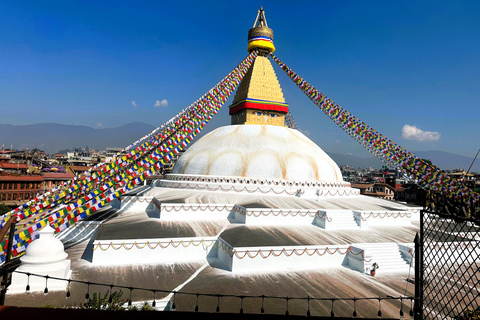 Bhaktapur en Boudhanath Stupa