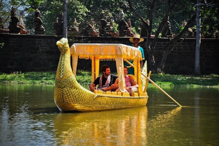 Angkor Bike tour & Gondola Sunset Boat w/ Drinks & Snack Gondola Sunset Boat Rides and Hotel pcik up Drop off
