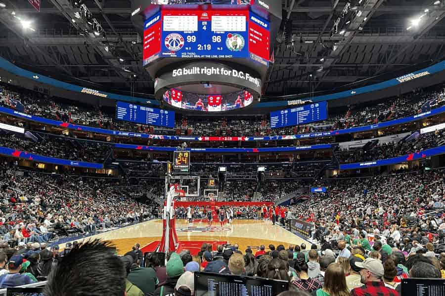 Washington D.C.: Washington Wizards Basketball Spiel Ticket. Foto: GetYourGuide Washington D.C.: Washington Wizards Basketball Spiel Ticket. Foto: GetYourGuide