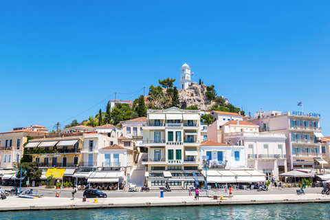 Isola di Poros: escursione di un giorno in autobus da Atene con bagno