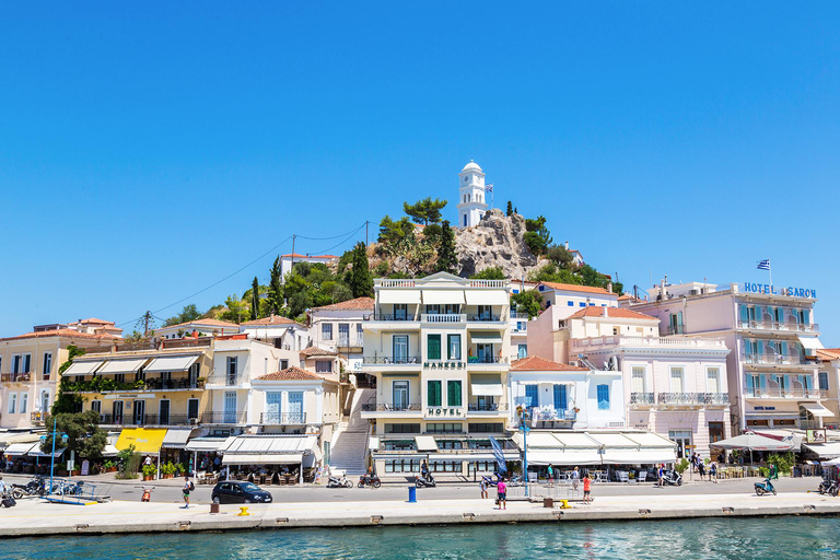 Isola di Poros: escursione di un giorno in autobus da Atene con bagno