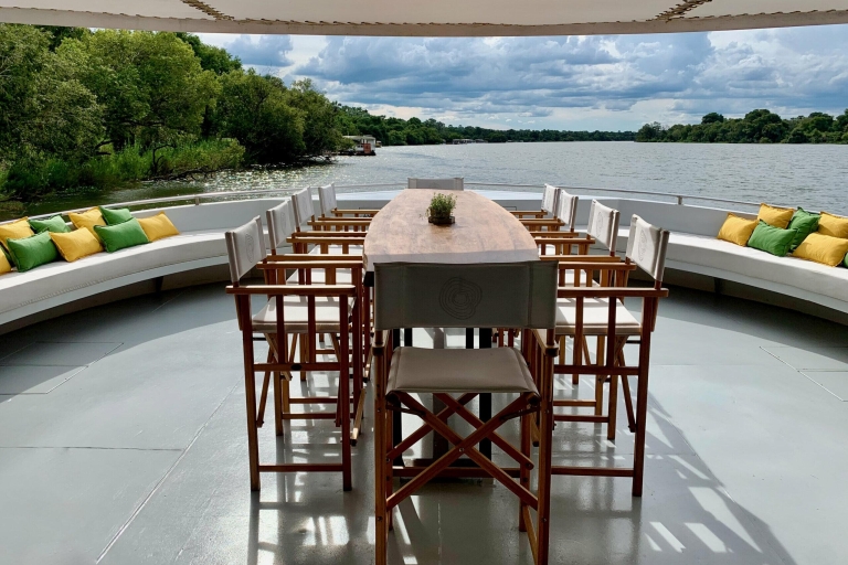 Zambezi River : Luxury Sunset Cruise With 4 Course Dinner