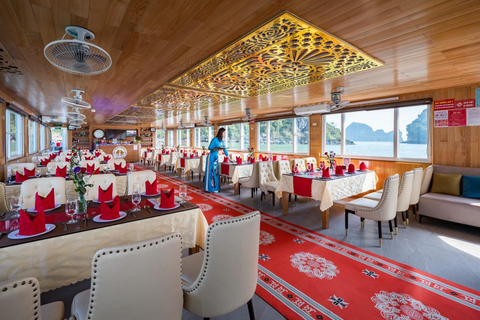 Best verkocht: Halong Bay Deluxe Cruise Dagtrip vanuit HanoiBest verkocht: Halong Bay Deluxe Cruise Dagtocht vanuit Hanoi