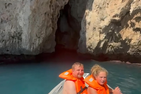 Antalya: Leisure Cruise with Drinks, Swimming & Cave Visit Leisure Cruise + Speedboat Into Caves